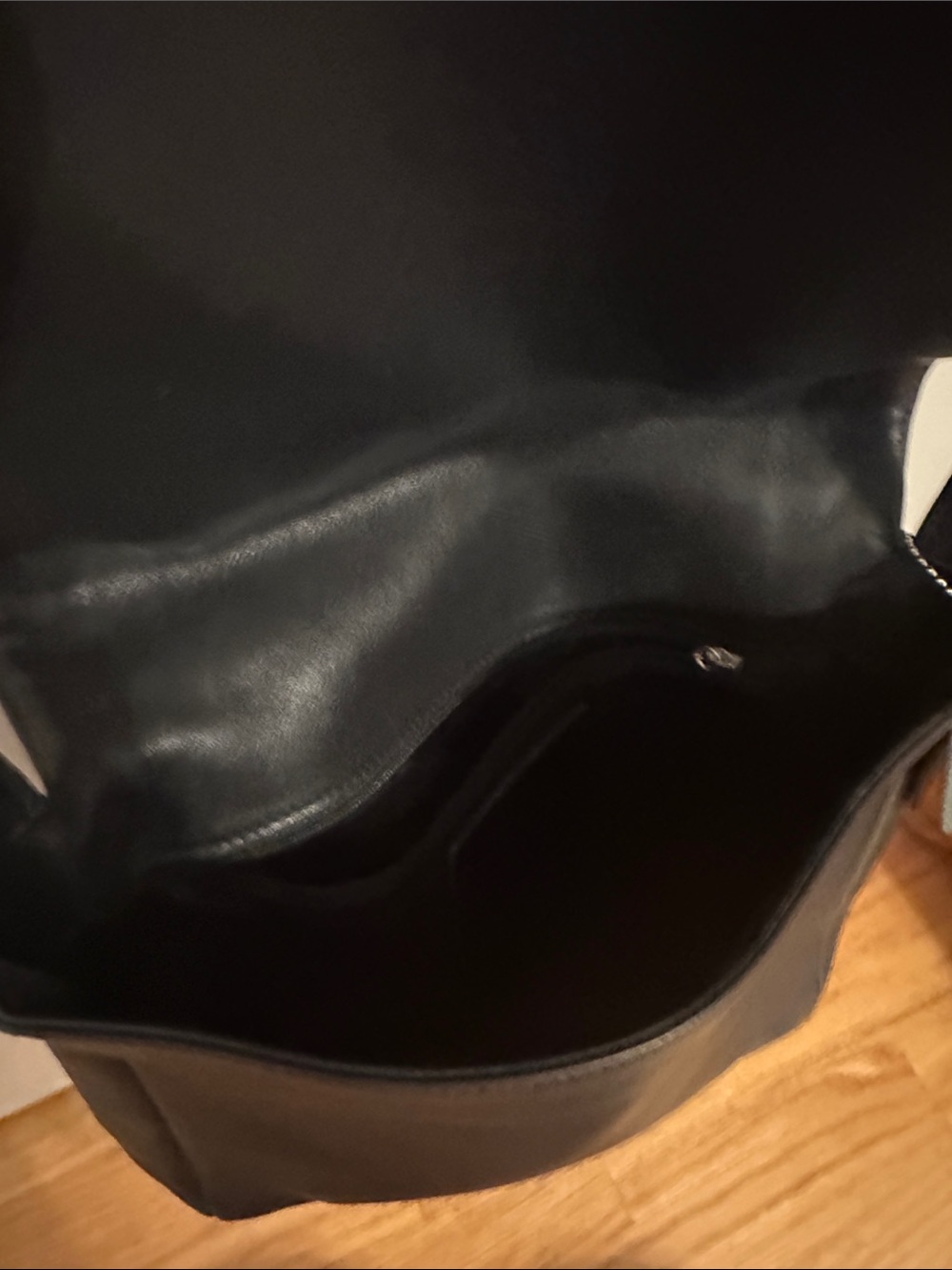 Coach Black Leather Crossbody Satchel - Picture 4 of 8